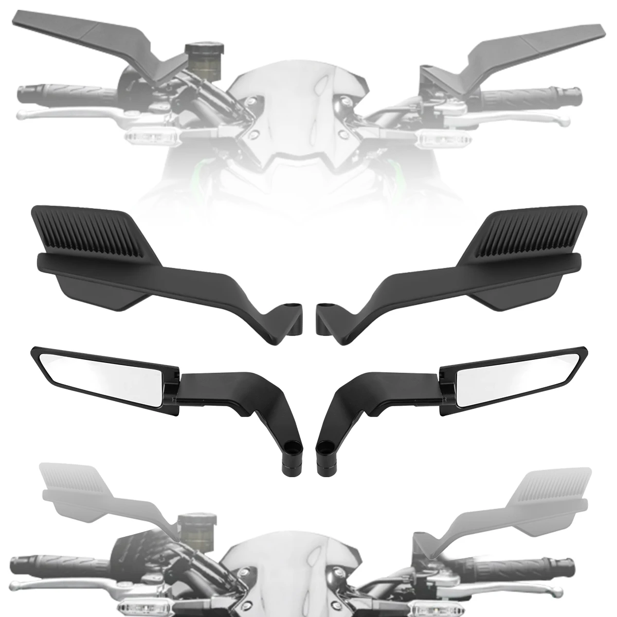 Motorrad-Seitenspiegel für DUKE 790 890 125 200 Ducati Aprilia Kawasaki Z90 BMW Suzuki Yamaha MT 07 KTM 250 Rückspiegel