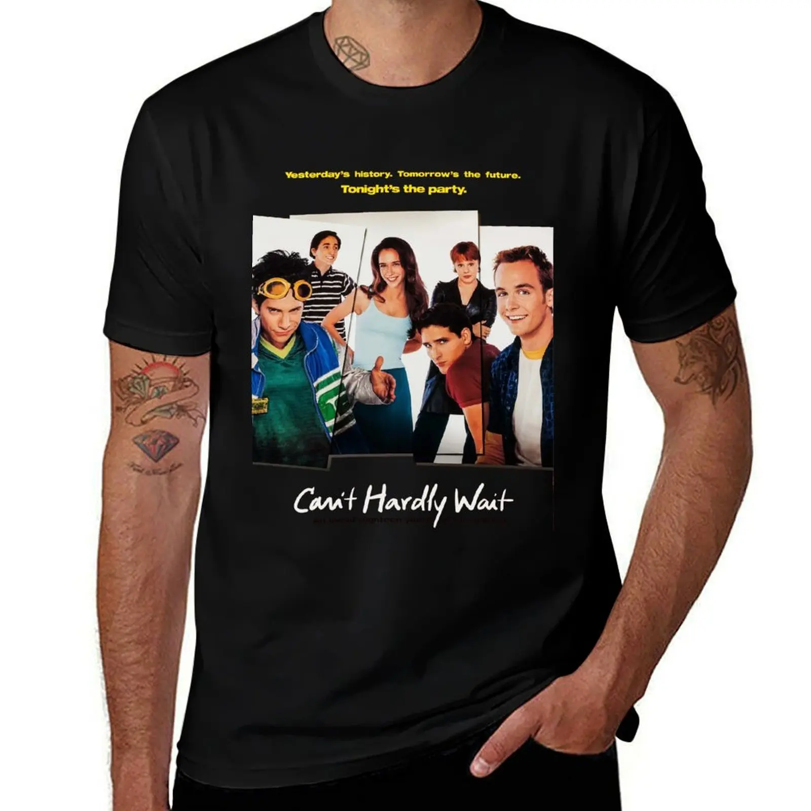 

Can't Hardly Wait - 90s teen movie with Jennifer Love Hewitt and Seth Green T-Shirt Street Art Print Tee Shirt