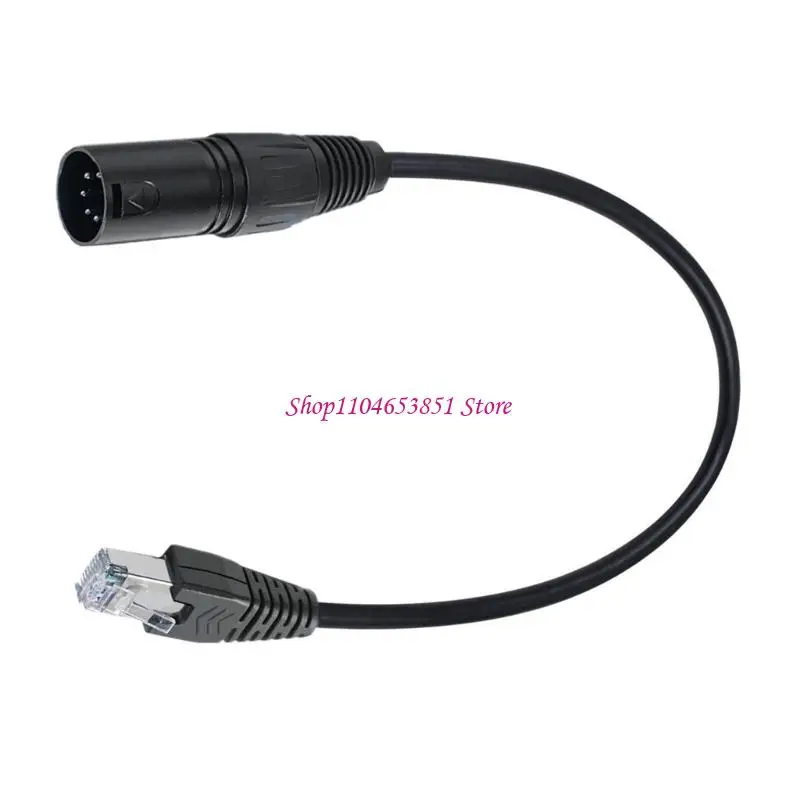 Projeto travamento do adaptador XLR5P para RJ45 para iluminação estágio