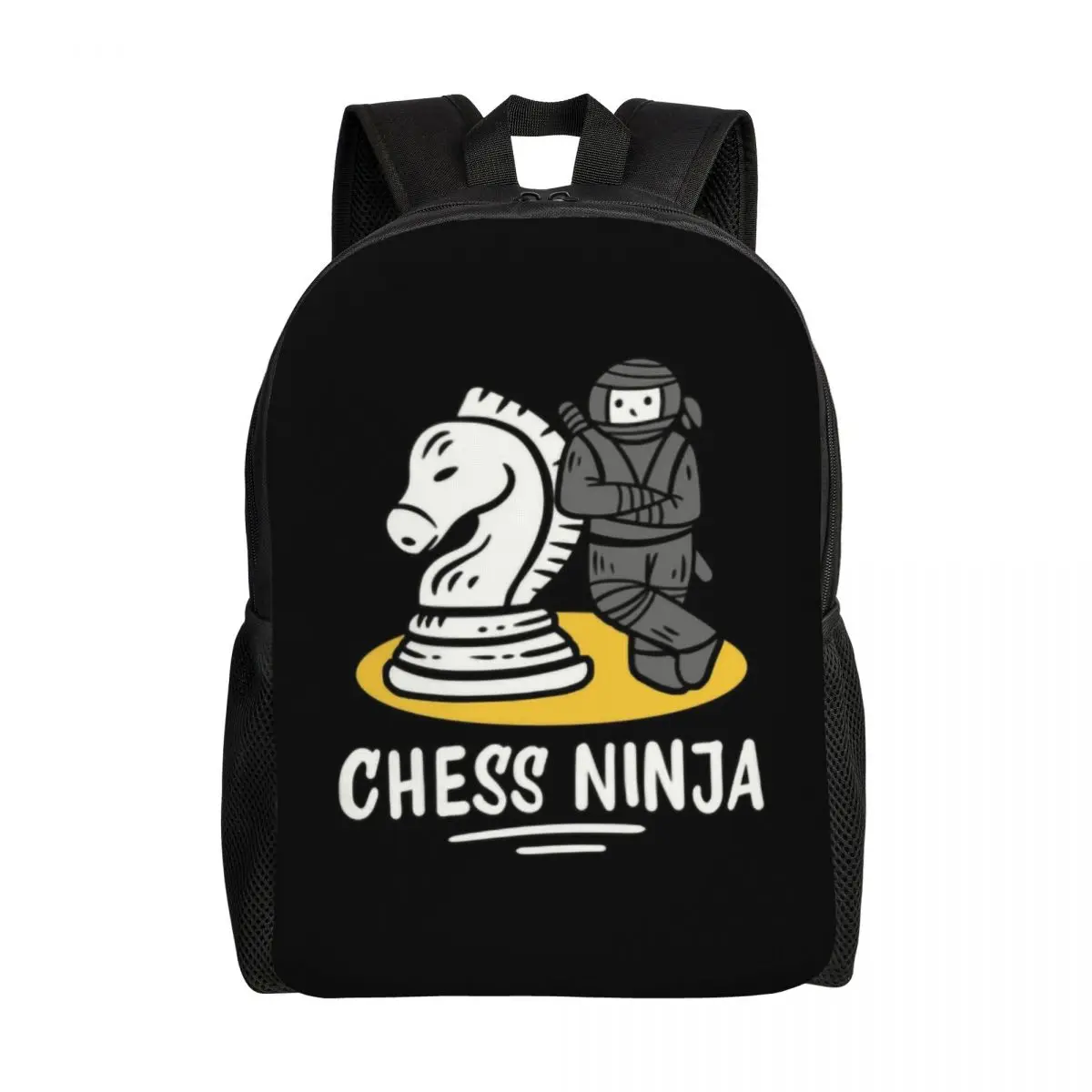 

3D Printing Chess Player Backpack for Boys Girls Board Game College School Travel Bags Women Men Bookbag Fits 15 Inch Laptop