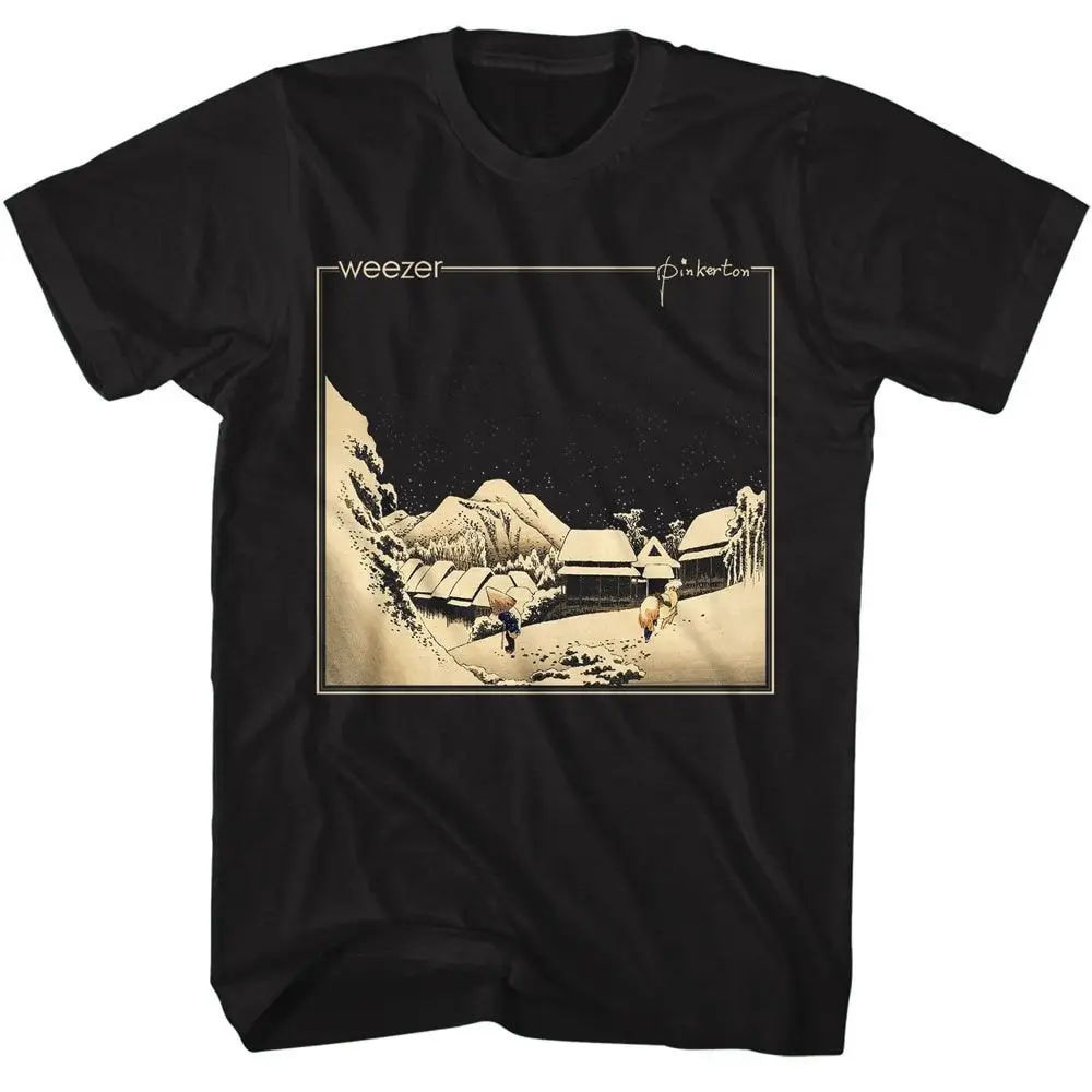 Weezer Pinkerton Cover Black T Shirt