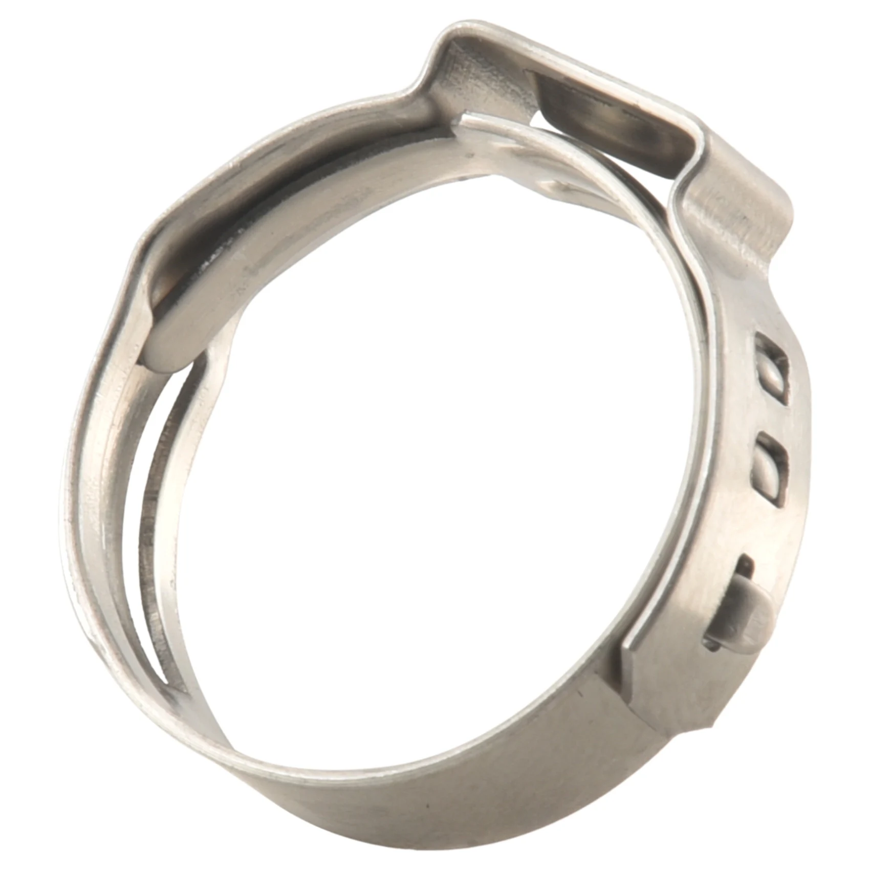 304 Stainless Steel Single Ear Non-Steel Hose Clamp Classification Kit, 128 Pieces