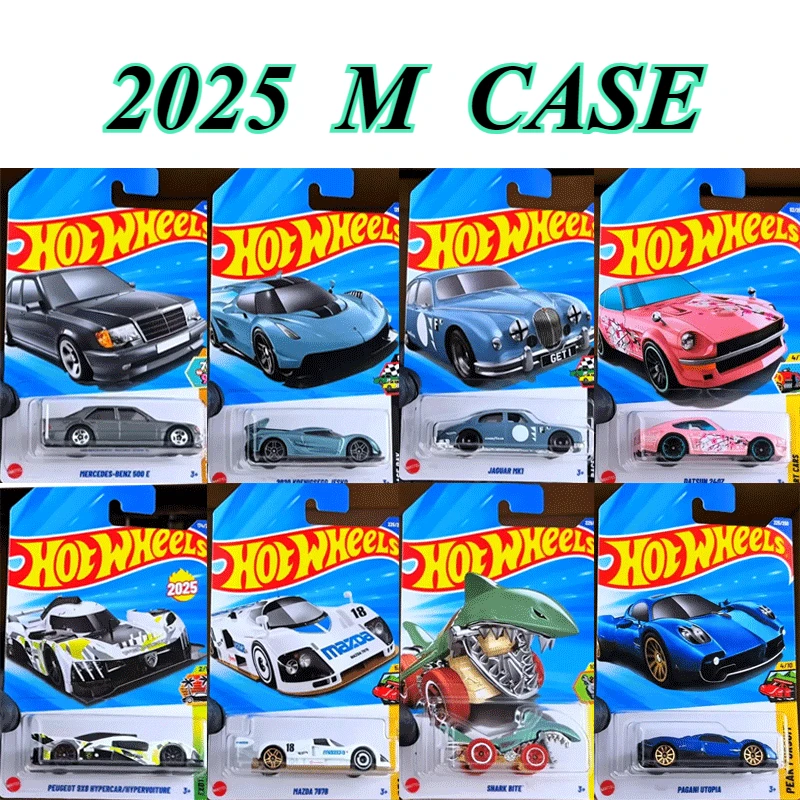 

2025M Original Hot Wheels Car 1/64 Diecast Vehicle Peugeot 9X8 Mazda 787B Datsun 240Z Nissan Skyline GTR Ford Pagani Boys Toys