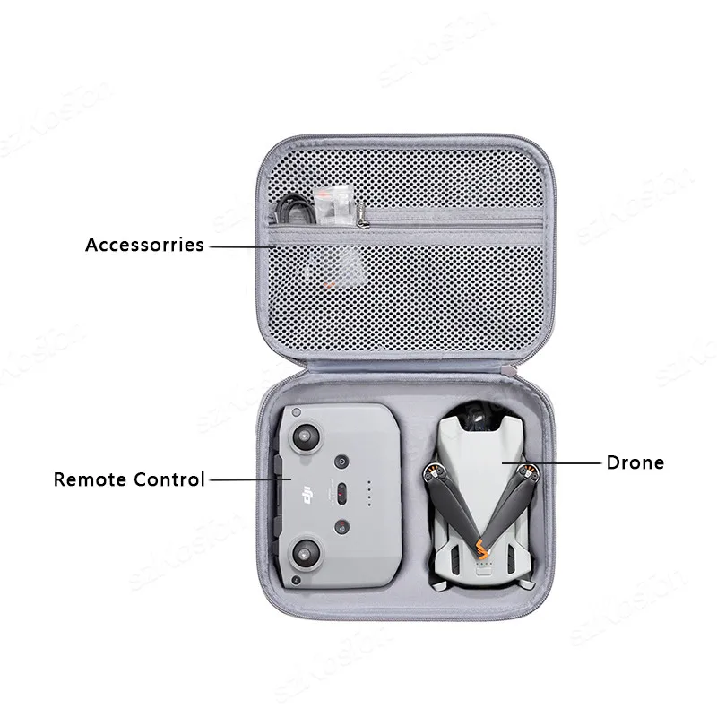 Handbag for DJI Mini 2/Mini2 SE /Mini 4K Drone Battery Remote Control Box Protective Portable Hrad EVA Storage Bag Accessories