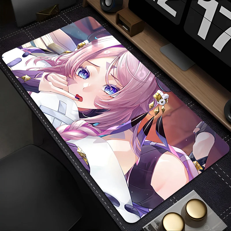Tapis de souris pour ordinateur portable, armoire de bureau, g-genshin Impact Citlali, pour clavier, PC, bureau, grand tapis de souris HD, en caoutchouc antidérapant, étendu