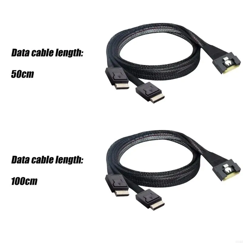

SFF 8654 8i To Double SFF 8611 4i Splitter Cable Assembly For Computer Host H8WD