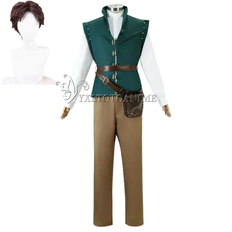25cosflynn rider rapunzel carnaval festa de halloween fantasia vestido cosplay traje emaranhado rapunzel princesa traje