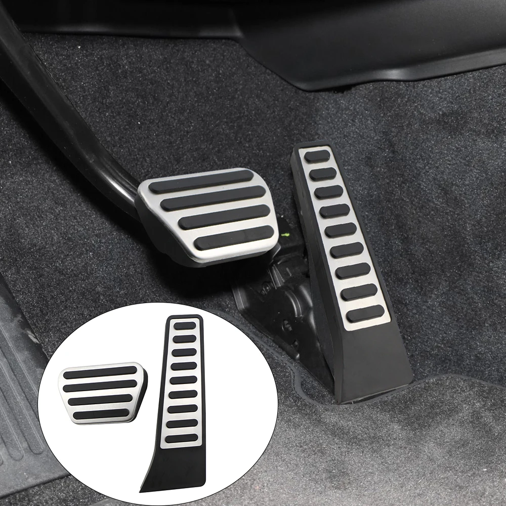 Auto-Pedalabdeckung für Land Rover Range Rover Vogue L323 L322 2005–2012, Edelstahl-Gaspedal, Gasbremse, Kraftstoffpedale