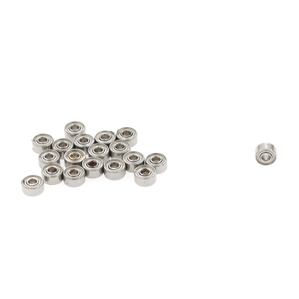 Veehaft-Rolamentos em miniatura de esferas Deep Groove, alta precisão, adequados para pequenas máquinas, 605zz, 5mm x 14mm x 5mm, 10pcs