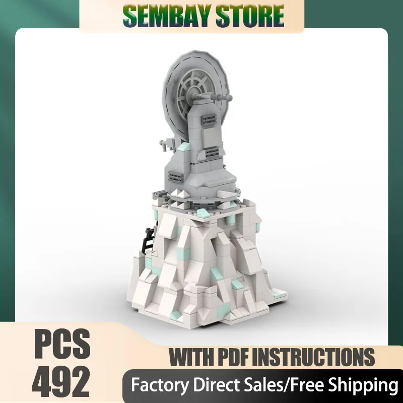نجمة الفيلم نموذج Moc قوالب بناء وحدات دائرية برج نموذج التكنولوجيا كتل عيد الميلاد لتقوم بها بنفسك لعبة هدايا البناء #1