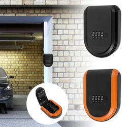 Magnetic Key Holder Safe Magnetic Key Box Under Car Plastic Hidden Combination Key Box 4 Digit Password Key Box Portable Key