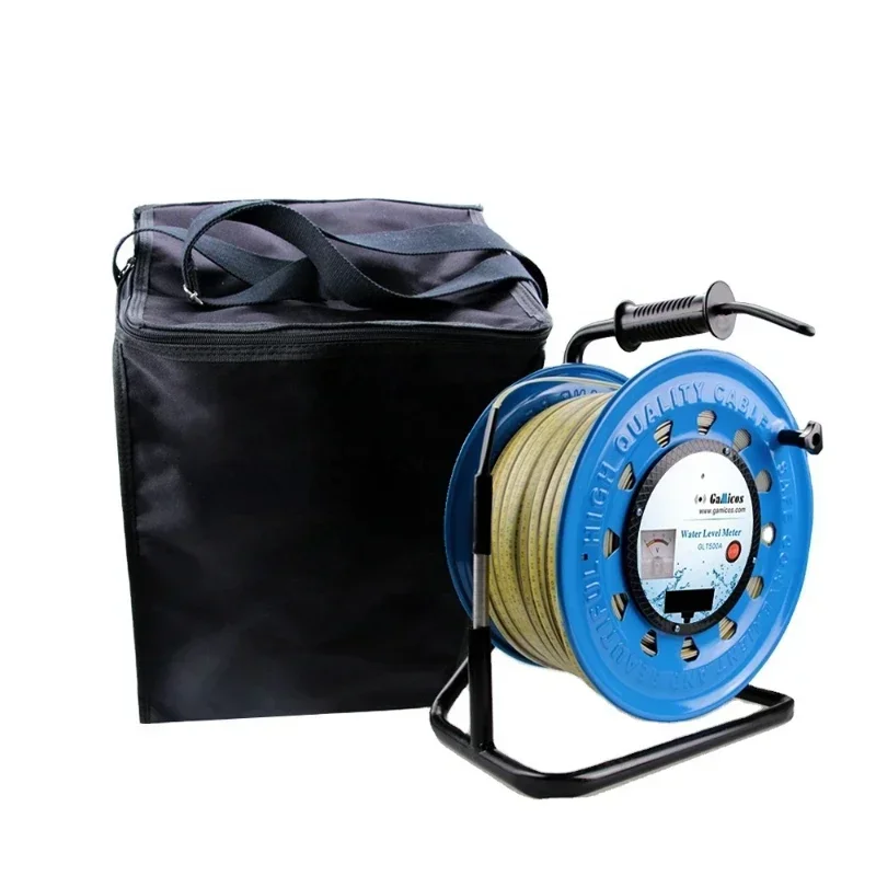 Hot SalesGLT500A INSTOCK Fast Delivery 30m 50m 100m 150m 200m 300m Tape Well Water Depth Level Meter With Alarm