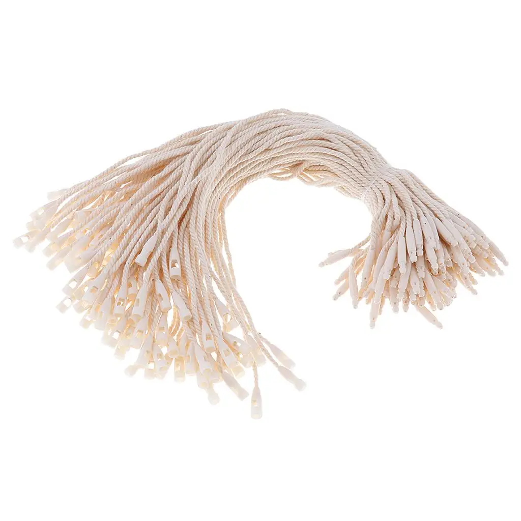 Polyester Retail Labeling String Flexible Hook Tie Clothing Tag Supplies for Warehouse Apparel Organization