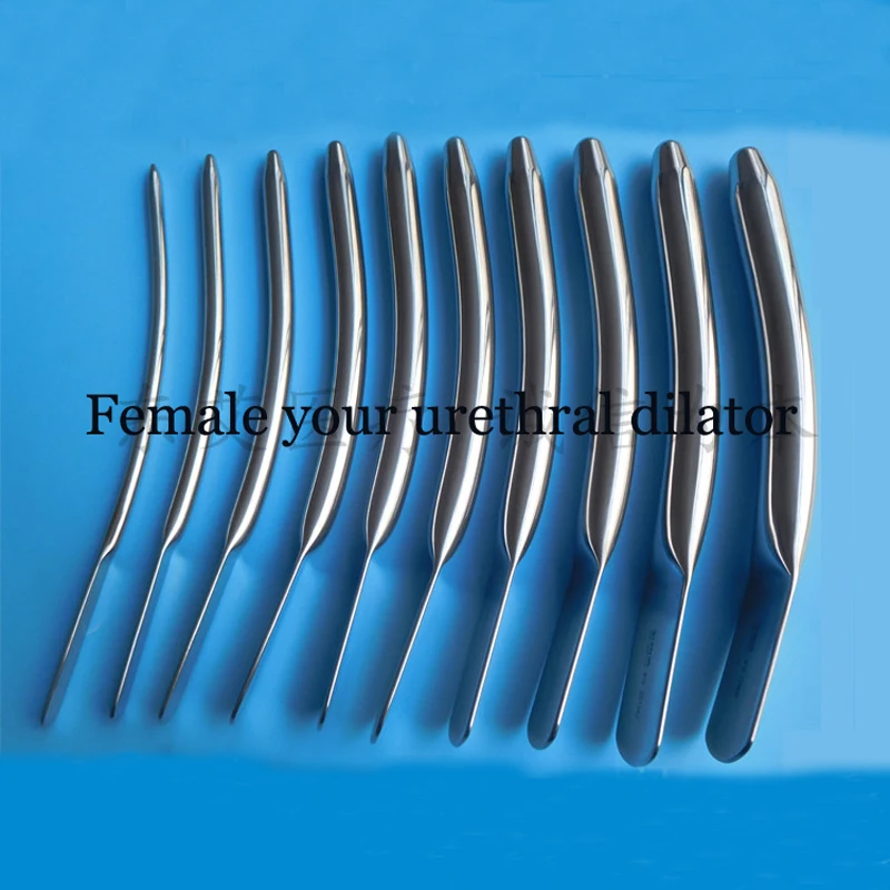 Medical female urethral dilator (F18 to F57) urethral sound bougie urethral stricture Stainless steel