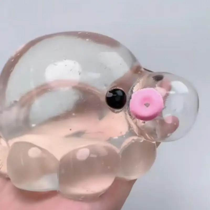 Novo polvo de cristal squeeze brinquedo claro polvo mão relaxar brinquedo caseiro bolha penteado jogo entretenimento jogos