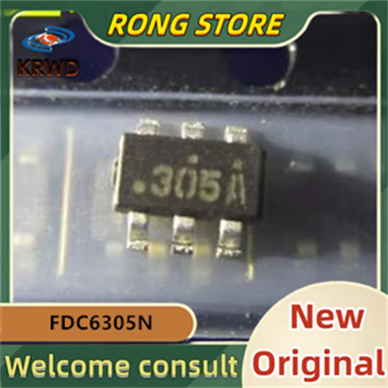 IC va FDC6305N FDC6305 ، 305A ، الرقاقة الأصلية ، 10 وحده