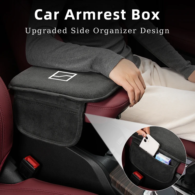 Car Armrest Box Cushion Elbow Storage Mat Console Protector Cover For Zeekr X 001 009 2022 2023 2024 Al Interior Accessories
