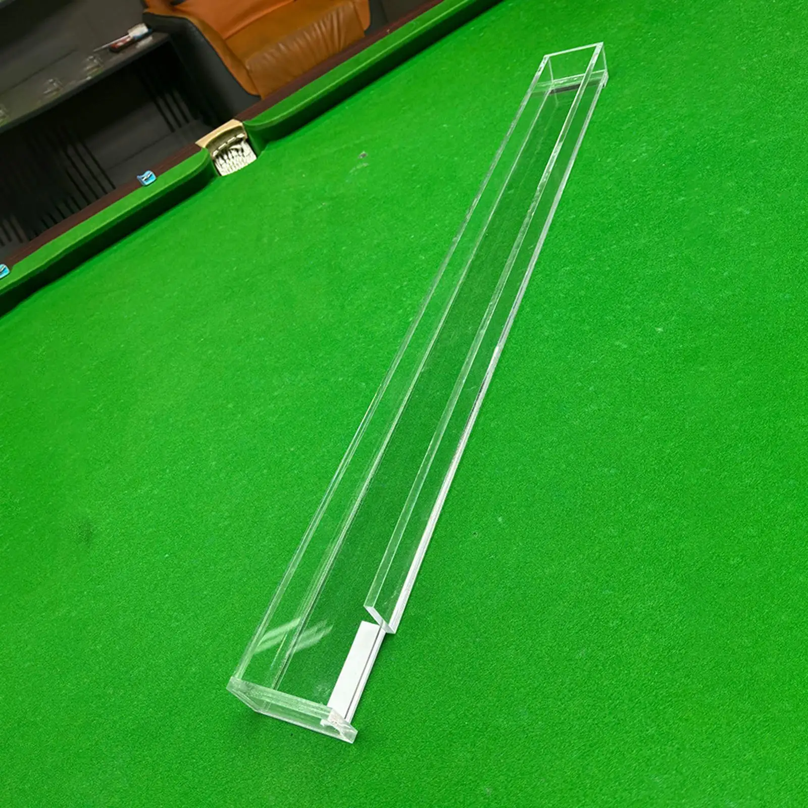 

Clear Acrylic Pool Stroke Trainer Cue Stick Exerciser Adjustable Training Tool for Billiards Table Practice Aid