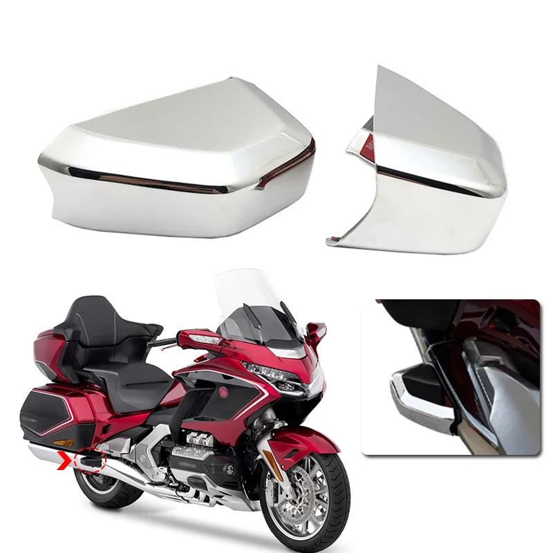 

GL1800 Saddlebag Guard Covers Chrome Saddlebag Guard Covers For Honda GoldWing 1800 2018-2023 2022 Motorcycle Decorative Frame