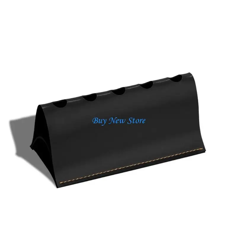 

20CE Office Essential Multiple Purpose Pen Cup PU Leather Construction Material For Desk Organization