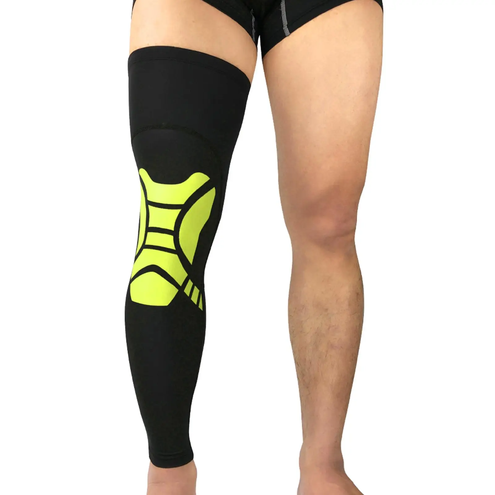 2x Knee Leg Brace Compression Sleeve Support for Elastic Knee Wraps for Running, Basketball, Squats, Workouts, Sports Kneepads