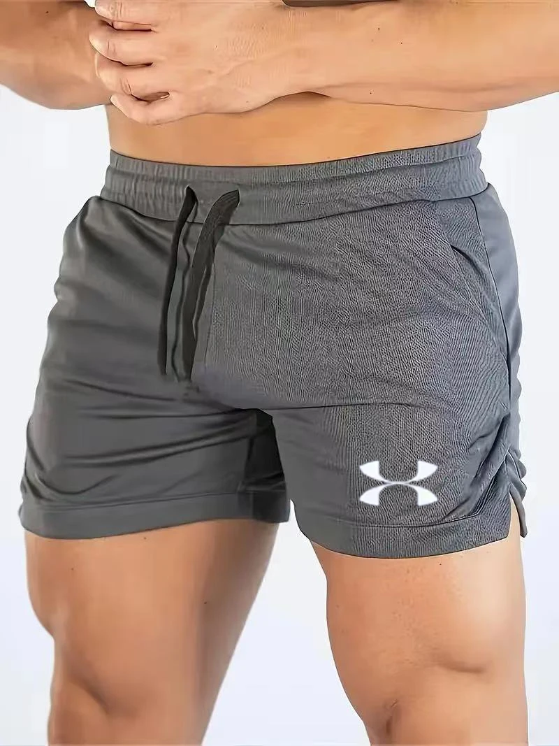 جديد الصيف وصفت سراويل اللياقة البدنية الرجال اليومية شبكة تنفس سراويل رياضية تشغيل السراويل الرجال الركض الرياضية #2