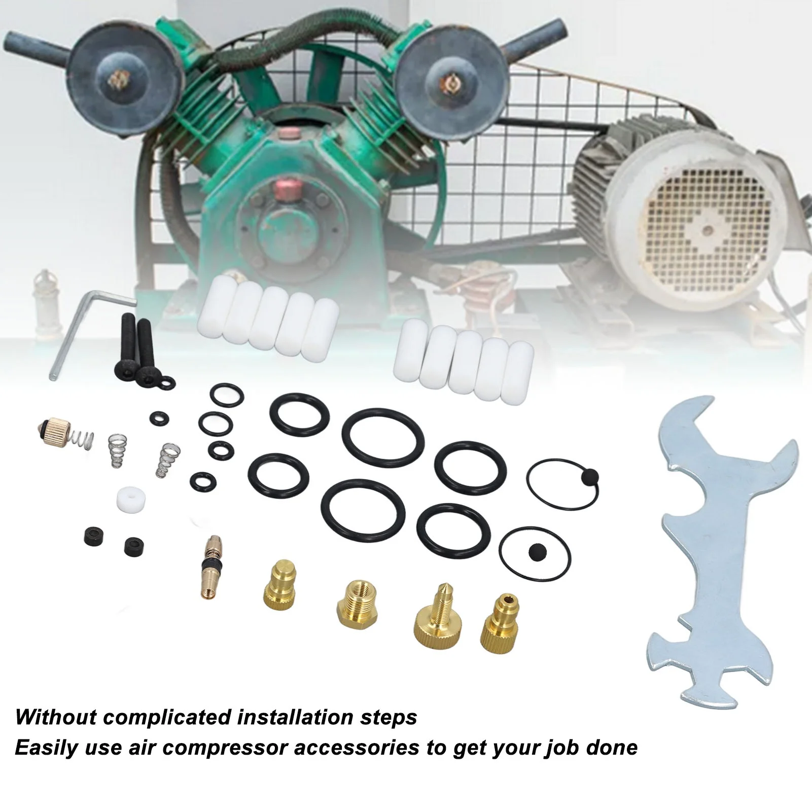 D5 Air Compressor Replacement Parts Seal Ring Kit Repair Maintenance Accessories 4500psi 30mpa Manual High Pressure Pump Repair