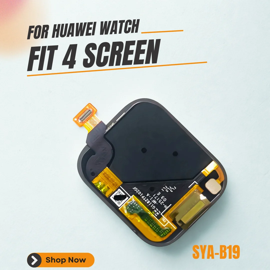 AMOLED Screen For Huawei Watch Fit4 SYA-B19, Fit4 Smartwatch Display Touch Screen Digitizer Replacement Part