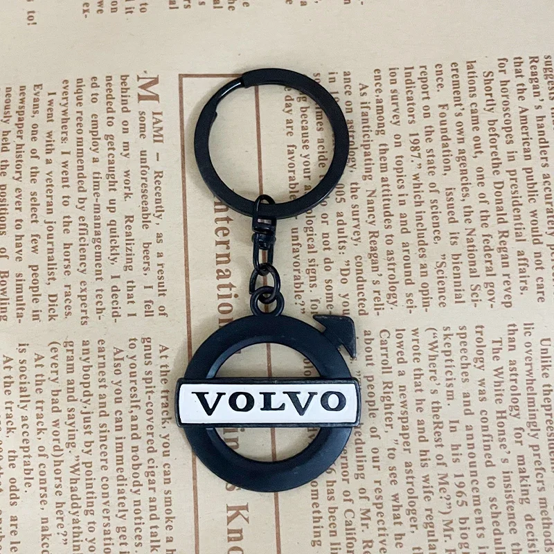 Metal Emblem Logo Keychain Car Key Ring Accessories For Volvo XC90 S60 V40 XC60 S80 S40 V70 V50 S90 T6 V60 V90 XC40 XC70 C30