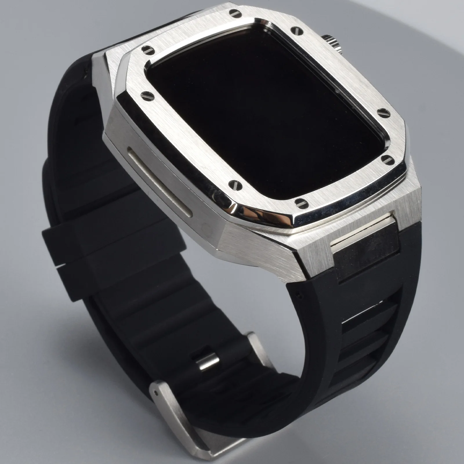 [New tape] Stainless steel modified case is applicable to Apple watch Apple iwatch7 modified accessories