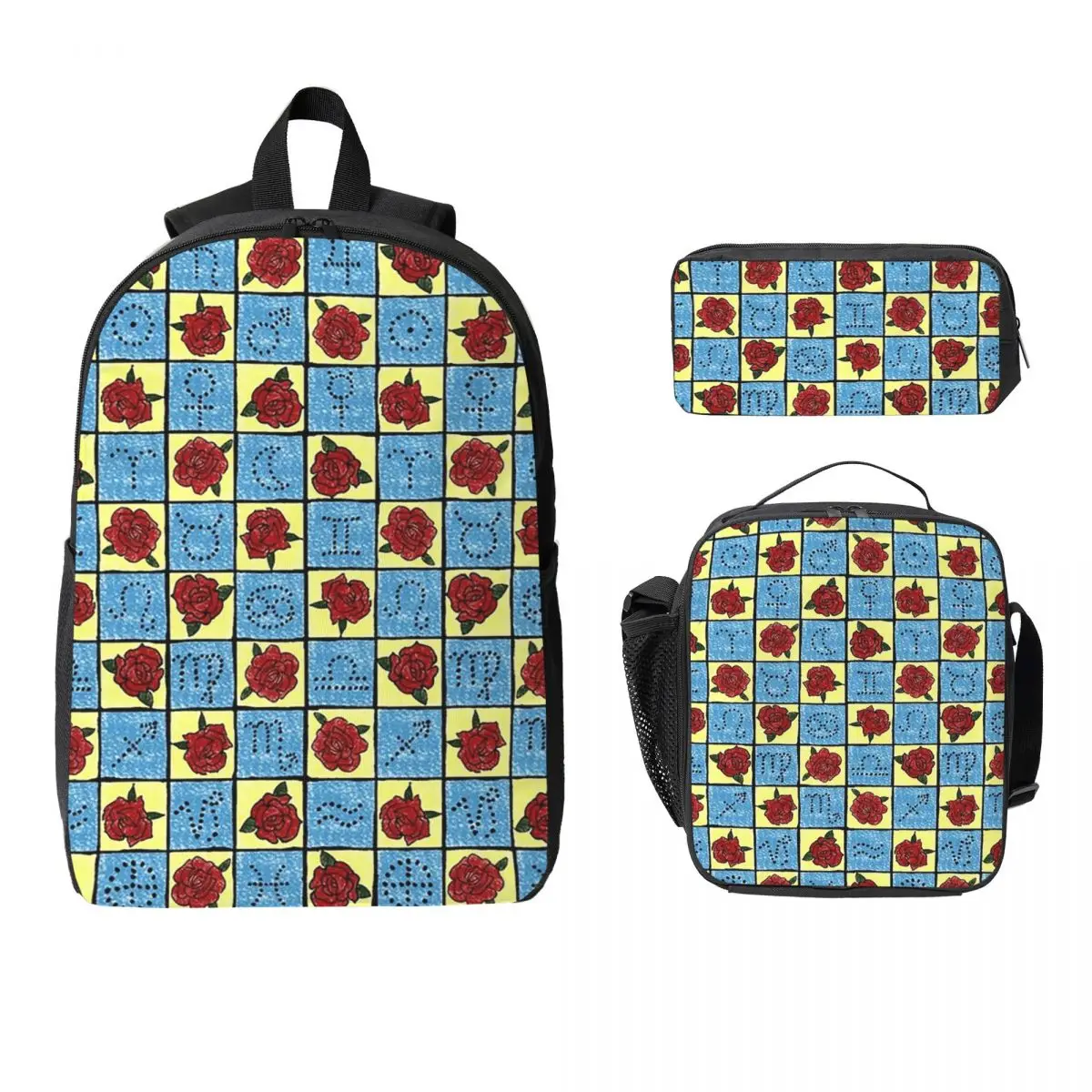 

9 Of Swords Tarot Blanket By Tarotista Backpack Student BookBag School Bag Shoulder Bags 3ps Insulated Lunch Bag Pencil Case