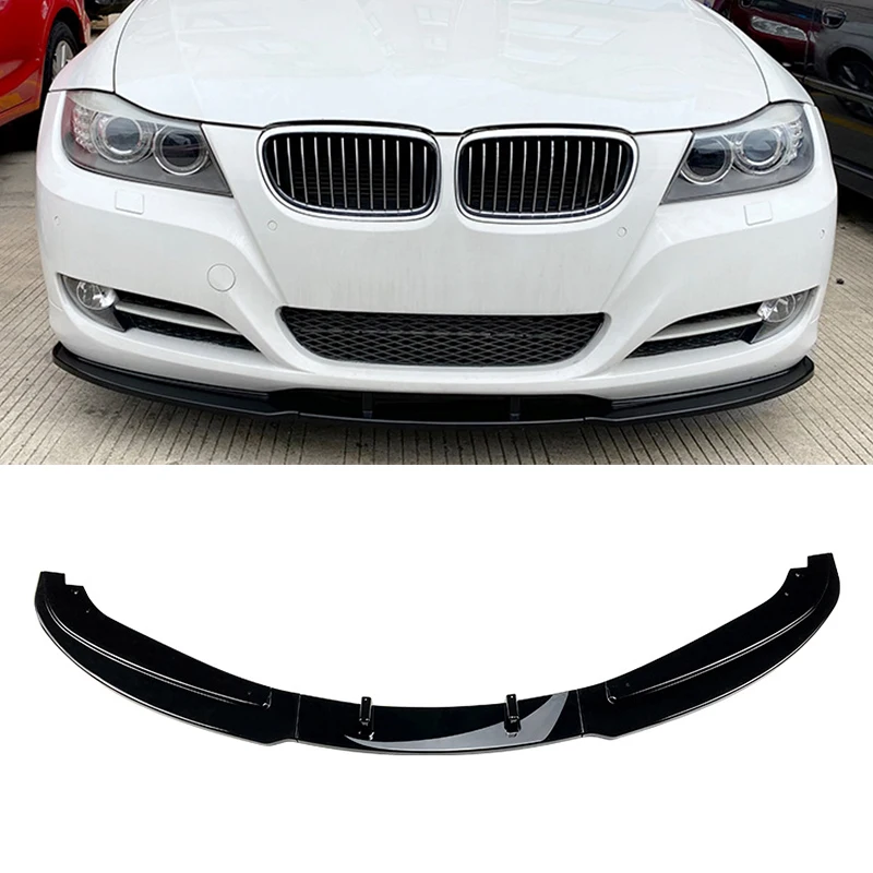 For BMW 3-series E90 E91 LCI 320i 330i 2009-2012 Front Bumper Spoiler Lip Lower Body Kit Diffuser Splitter Tuning Guard