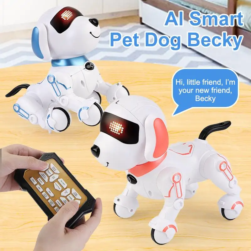 Robot Dog Toy For Kids Interactive Intelligent Remote Control Robot Dog Intelligent Programmable Electric Robot Dog For