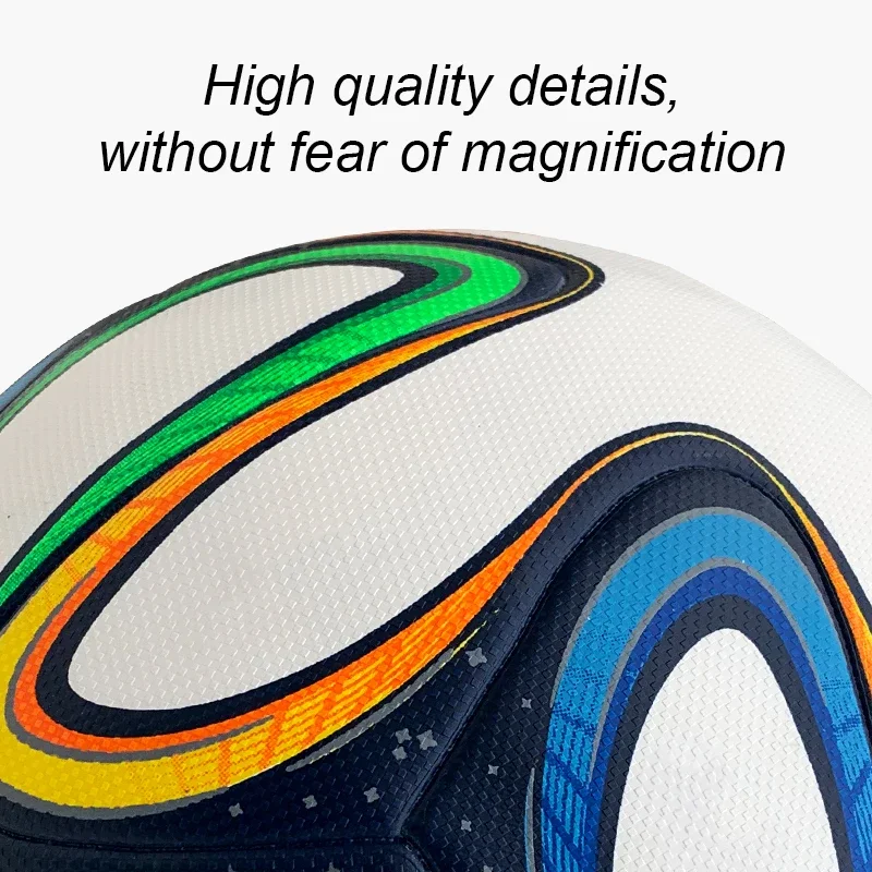 2014 ブラジル ブラズカ 最新サッカー 標準サイズ 5 ボール PU 素材 スポーツ リーグ サッカー トレーニング ボール Futbol Voetba