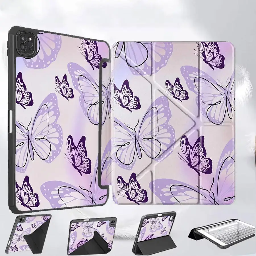 Holder Cover Tablet Case For iPad Pro 2025 Air 4 5 M3 M2 M4 11inch Mini 6 7 Pro 11th 10th 9th 8th 7th 12.9inch Beautiful