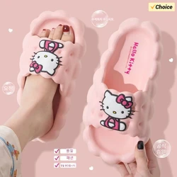 Sanrio Hallo Kitty Hausschuhe Kuromi Cartoon Kawaii niedlichen Anime Student Home Bad Bad Anti-Rutsch-Sandale Kinderspiel zeug für Mädchen