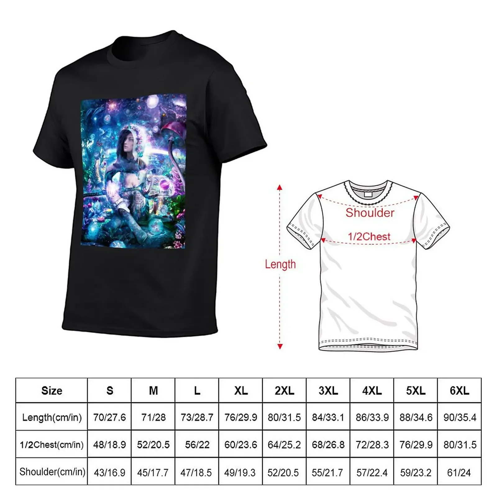 Observing Our Celestial Synergy T-Shirt summer clothes oversized graphic tee oversized t shirt men