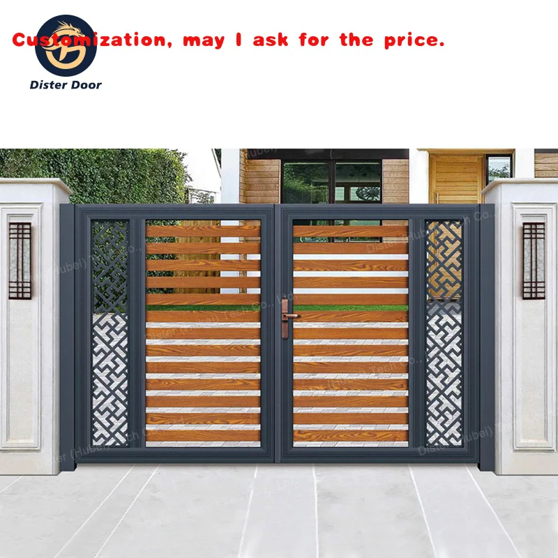

custom.Fences and Style Aluminum Houses Aluminum Heavy Duty Design Classic Art Graphic Design Entrance Door Slid