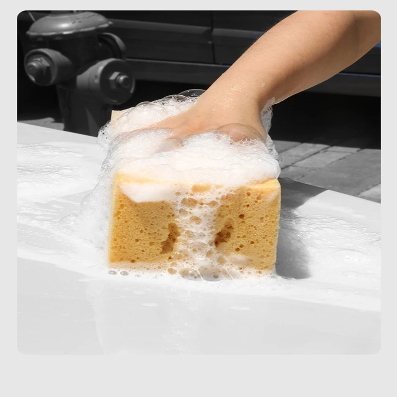 Car Wash Sponge Large Water Absorption Decontamination Sponge Block Car Supplies Cleaning Tool Brush car wipe cars coral sponge