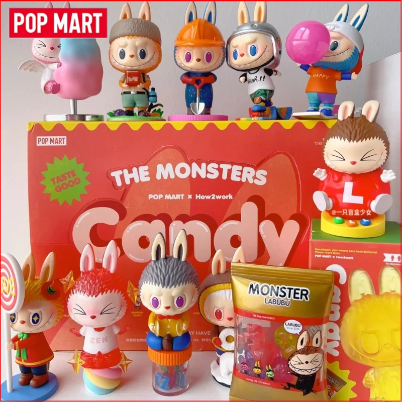 POP MART Labubu The Monsters Candy Series Blind Box Toys Guess Bag Mystery Box Mistery Caixa Action Figure Surpresa Cute Model
