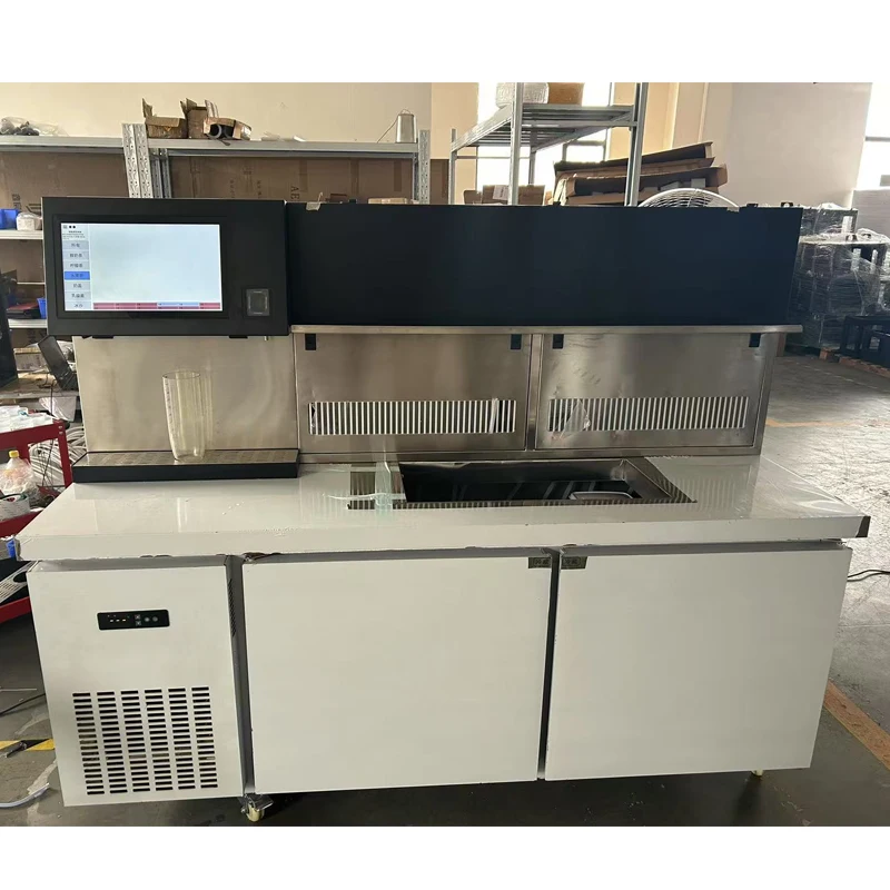 Commercial Fully Automatic All-In-One Milk Tea Machine Intelligent Multi-Functional Complete Set Equipment for Snack Machines