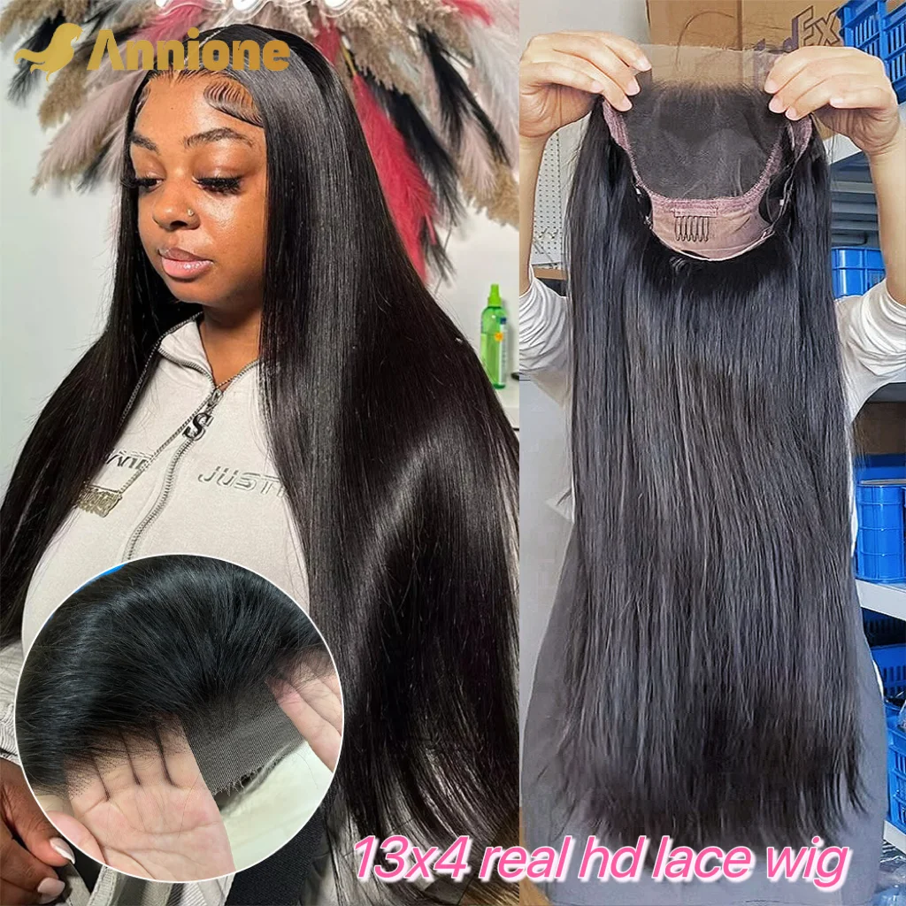 Straight Lace Front Wigs Hd Lace Wig 13x4 Human Hair Wigs For Black Women Pre Plucked Brazilian 32 30 Inch 13x4 Lace Frontal Wig