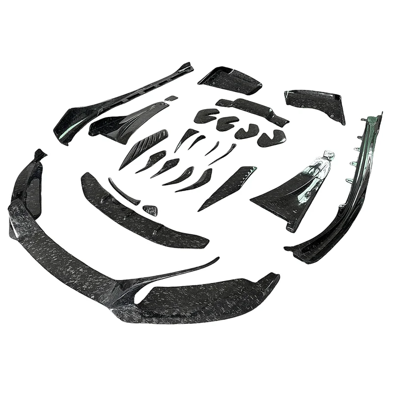 

EB Стиль Высококачественный комплект кузова из кованого углеродного волокна Передняя губа Боковая юбка Задний спойлер диффузора для BMW I8 Капот двигателя