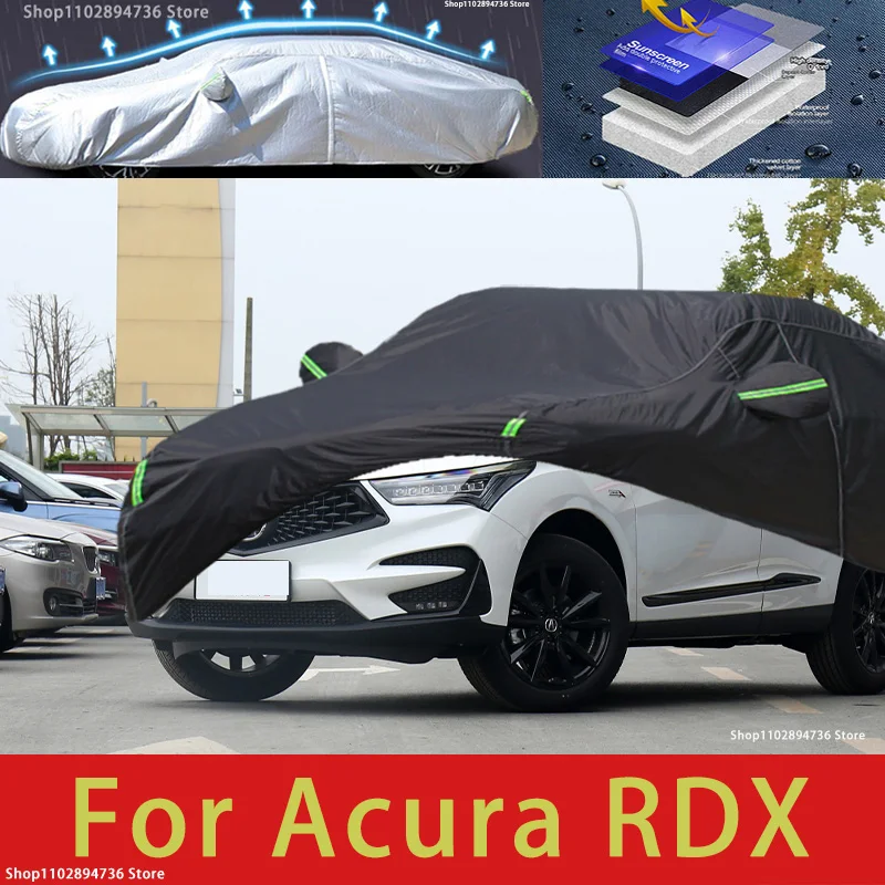 

For Acura RDX fit Outdoor Protection Full Car Covers Snow Cover Sunshade Waterproof Dustproof Exterior Car accessories