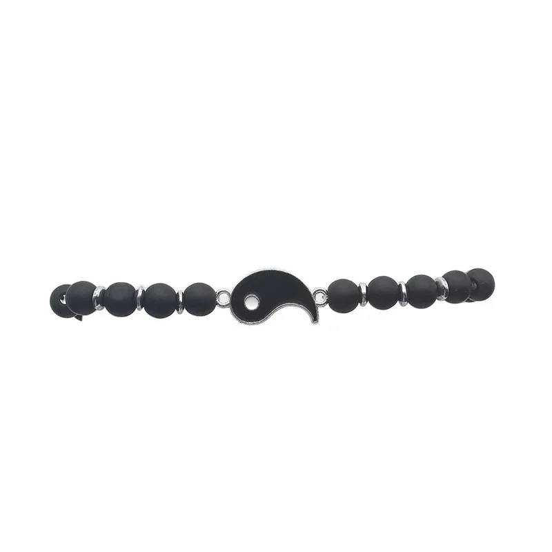 Tai Chi Perlen Paar Armbänder Für Frauen Männer Beste Freunde Yin Yang Gepaart Charms Perlen Armband Mode Schmuck Geschenke