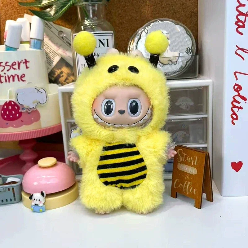 

Одежда для Labubu, плюшевая детская одежда с пандой, модная и милая одежда для кукол с животными, наборы кукол пчелы и пингвинов, милое платье