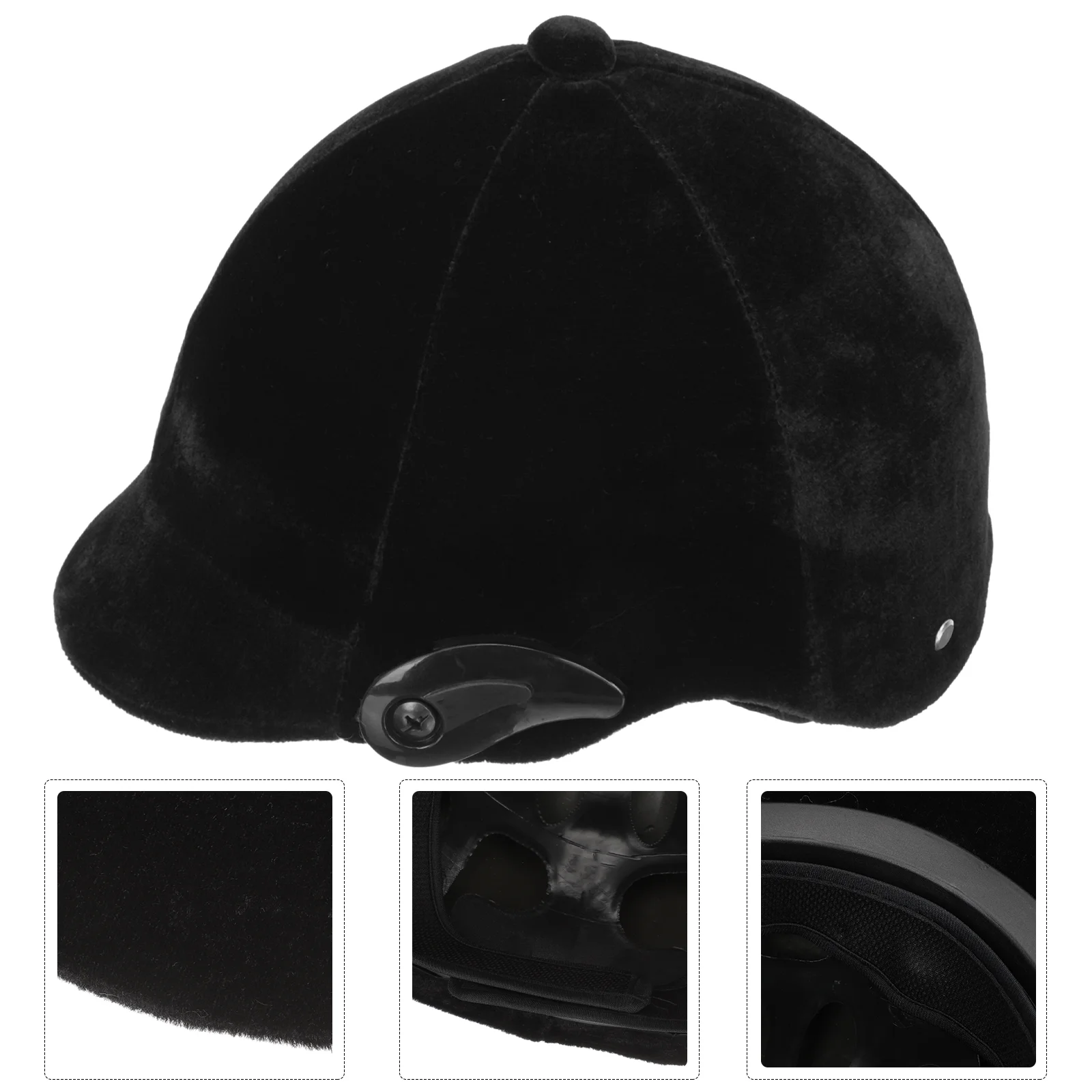 Children Equestrian Helmets Sports Girls Riding for Black Polypropylene Hat