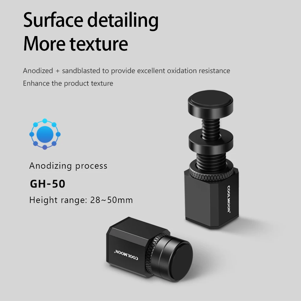 Graphics Card Bracket Telescopic Spiral Video Card Holder Magnetic Base Anti Scratch NON-slip for ATX/M-ATX/ITX Chassis