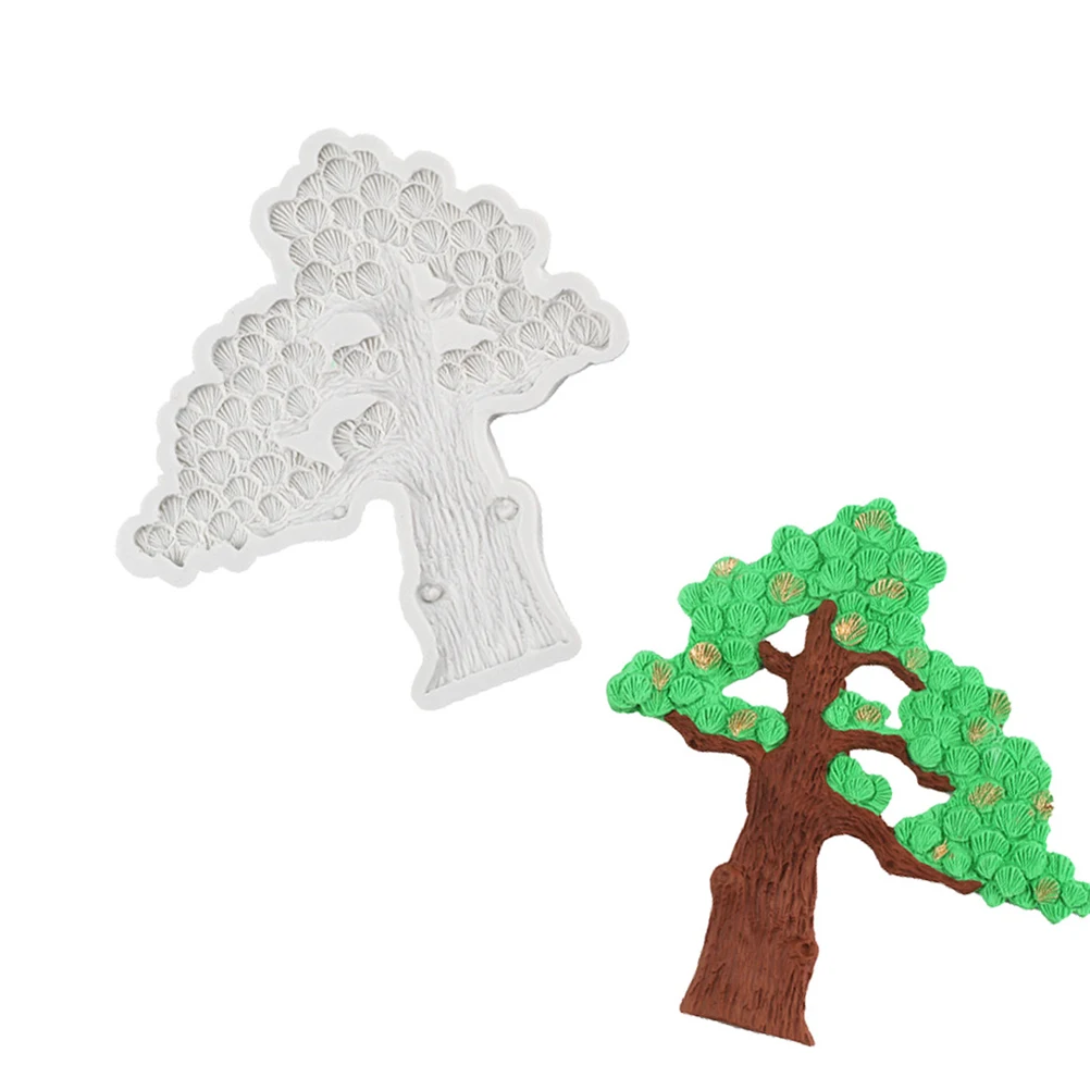 

Fondant Baking Pan Decor Mini Cake Mould Reusable Silicone Cake Mold Tree Shape Mould Gift