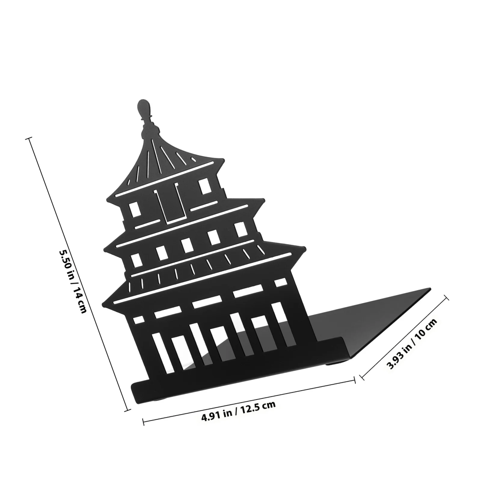 Fermalibri in metallo per scaffali Supporto Design minimalista Robusto organizzatore di libri Supporto per file da tavolo Estremità di libri di lettura